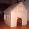 Haus für Kleintiere aus Sperrholz unbehandelt